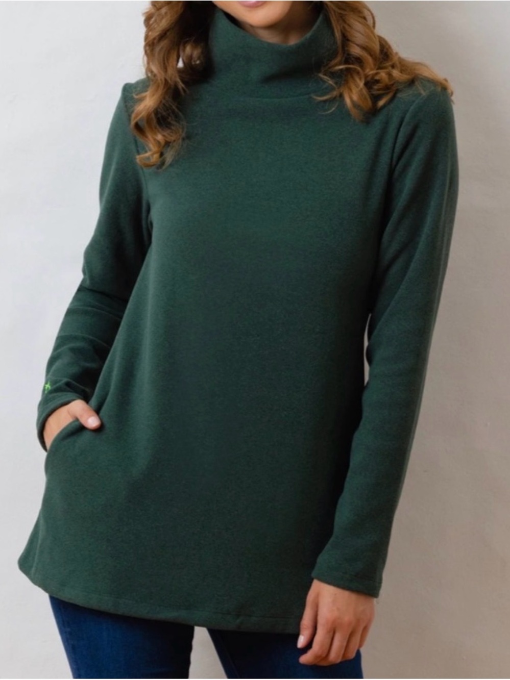 Dudley Stephens Olive Green Fleece Tunic